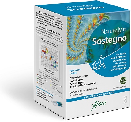 NATURA MIX ADVANCED SOSTEGNO OROSOLUBILE 20 BUSTINE - pharmaonline24.it