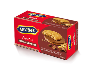MC VITIE'S AVENA AL CIOCCOLATO AL LATTE SENZA GLUTINE 150 G - pharmaonline24.it