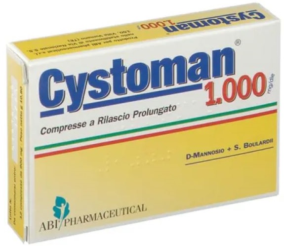 CYSTOMAN 1000 12 COMPRESSE - pharmaonline24.it