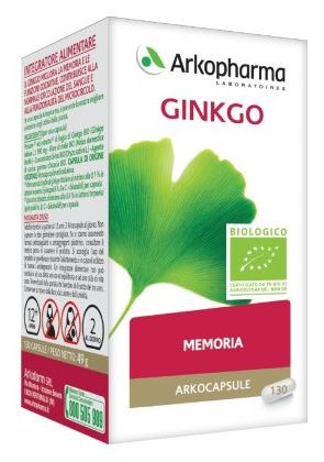 ARKO CAPSULE GINKGO BIO 130 CAPSULE - pharmaonline24.it