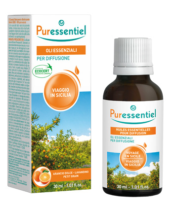 PURESSENTIEL MISCELA DIFFUSIONE VIAGGIO SICILIA 30 ML - pharmaonline24.it