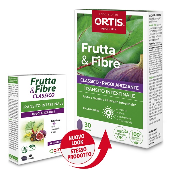 FRUTTA & FIBRE CLASSICO 30 COMPRESSE - pharmaonline24.it