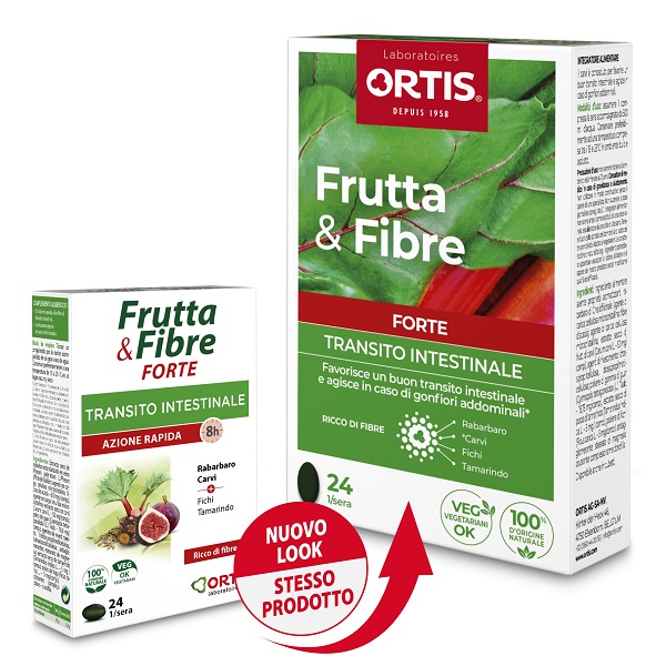 FRUTTA & FIBRE FORTE 24 COMPRESSE - pharmaonline24.it