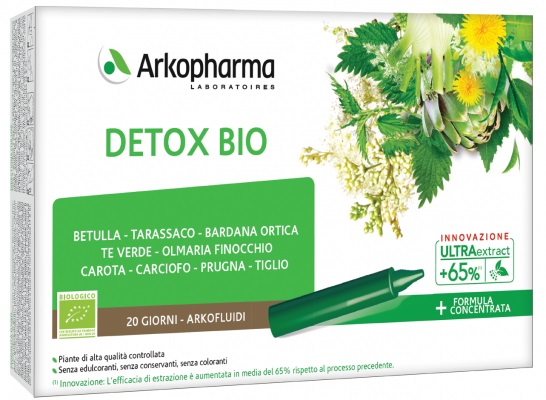 ARKOFLUIDI DETOX BIO 20 FIALE - pharmaonline24.it