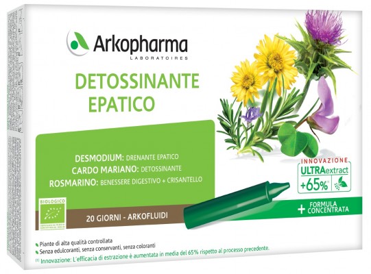 ARKOFLUIDI DETOSSINANTE EPATICO 20 FIALE - pharmaonline24.it
