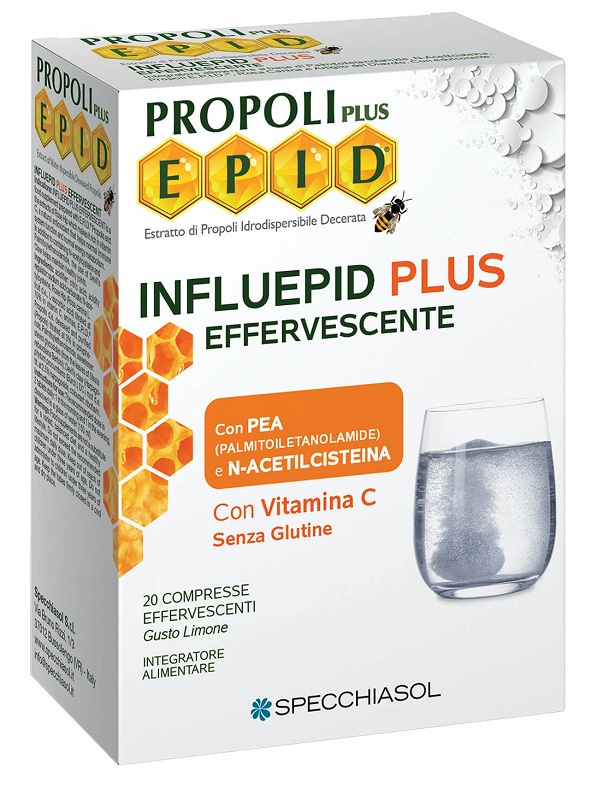 INFLUEPID PLUS EFFERVESCENTE PEA 20 COMPRESSE - pharmaonline24.it