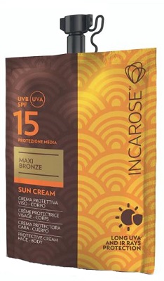INCAROSE MAXI BRONZE SUN CREAM SPF15 50 ML - pharmaonline24.it