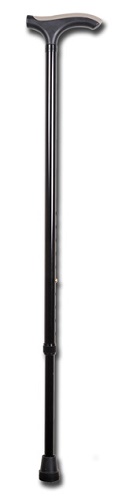 BASTONE ADVANCE CON GRIP IN GEL ALLUMINIO GRIGIO - pharmaonline24.it