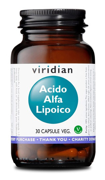 VIRIDIAN ACIDO ALFA LIPOICO 30 CAPSULE VEGETALI - pharmaonline24.it