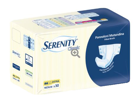 SERENITY PANNOLONE A MUTANDINA CLASSIC EXTRA XL 15 PEZZI - pharmaonline24.it