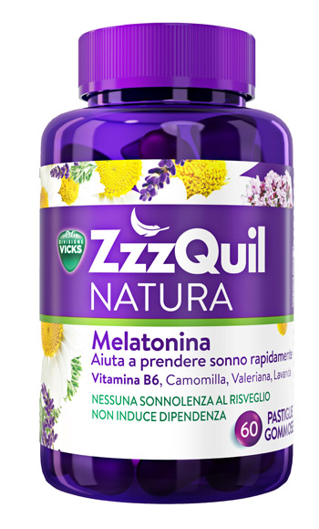 VICKS ZZZQUIL NATURA 60 PASTIGLIE GOMMOSE - pharmaonline24.it