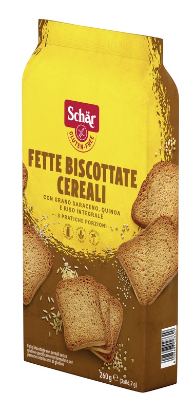 SCHAR FETTE BISCOTTATE CEREALI 3 PORZIONI DA 86,7 G - pharmaonline24.it