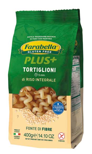 FARABELLA TORTIGLIONI RISO INTEGRALE 400 G - pharmaonline24.it