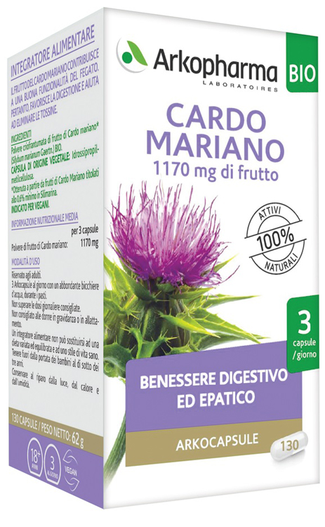 ARKO CAPSULE CARDO MARIANO BIO 130 CAPSULE - pharmaonline24.it