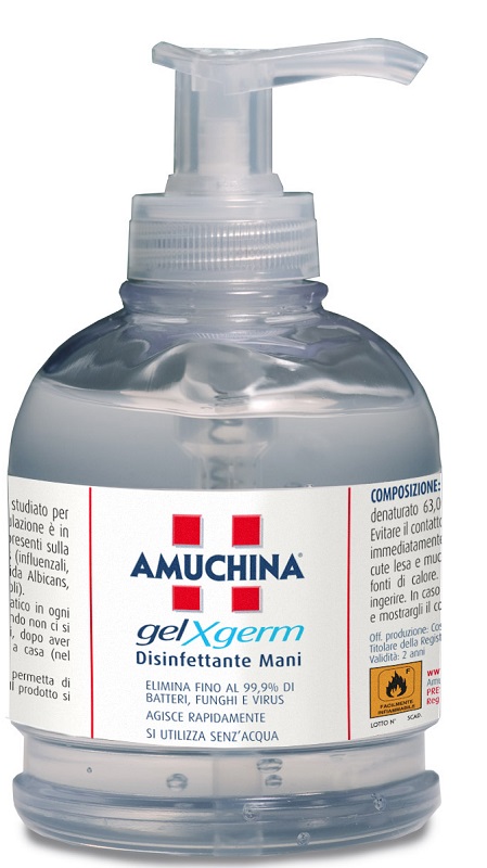 AMUCHINA GEL X-GERM DISINFETTANTE MANI 250 ML - pharmaonline24.it