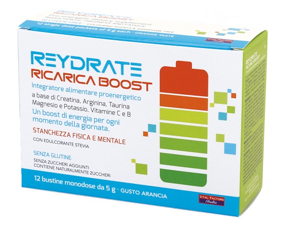 REYDRATE RICARICA BOOST 12 BUSTINE - pharmaonline24.it