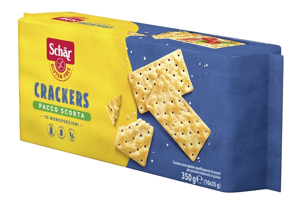 SCHAR CRACKERS SENZA LATTOSIO PACCO SCORTA 10 MONOPORZIONI DA 35 G - pharmaonline24.it