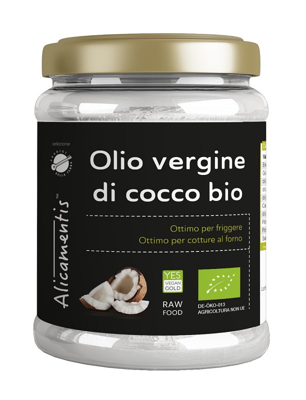 OLIO VERGINE DI COCCO BIO 500 ML ALICAMENTIS - pharmaonline24.it