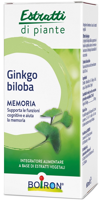 GINKGO BILOBA BOIRON ESTRATTO IDROALCOLICO 60 ML - pharmaonline24.it