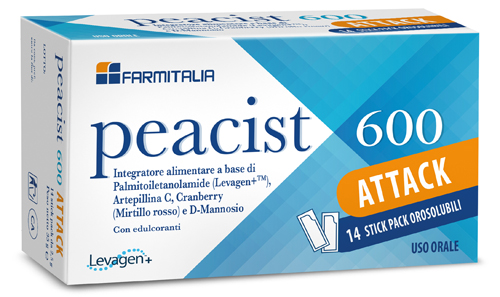PEACIST 600 ATTACK 14 STICK PACK OROSOLUBILI - pharmaonline24.it