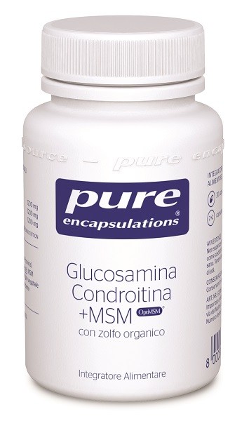 PURE ENCAPSULATIONS GLUCOSAMINA CONDROITINA + MSM 30 CAPSULE - pharmaonline24.it