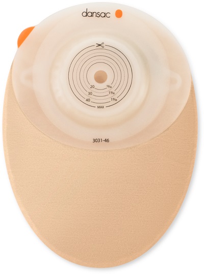 DANSAC NOVALIFE TRE 1 SACCA CHIUSA OPACA CONVEX MIDI PER COLOSTOMIA CON FINESTRA RITAGLIABILE 15-46 MM 430 ML 10 PEZZI - pharmaonline24.it