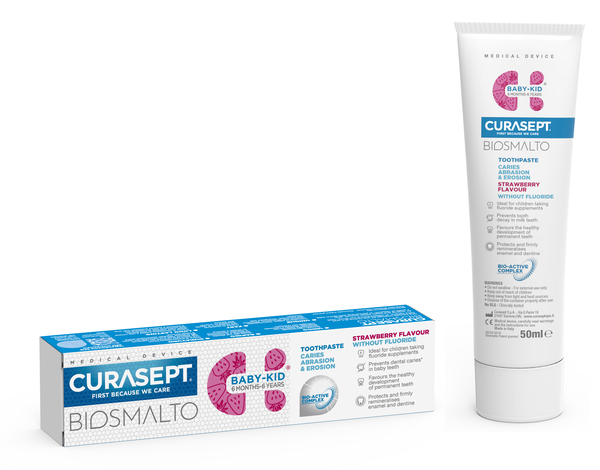 CURASEPT BIOSMALTO BABY KID SENZA FLUORO 50 ML - pharmaonline24.it