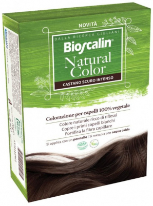 BIOSCALIN NATURAL COLOR CASTANO SCURO INTENSO 70 G - pharmaonline24.it
