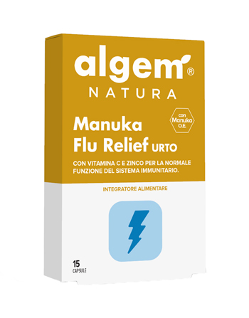 ALGEM MANUKA FLU RELIEF URTO 15 CAPSULE - pharmaonline24.it
