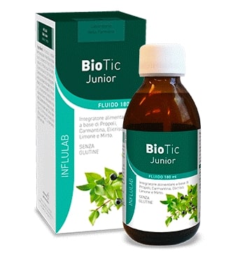 LABORATORIO DELLA FARMACIA BIOTIC JUNIOR FLUIDO 180 ML LINEA INFLULAB - pharmaonline24.it