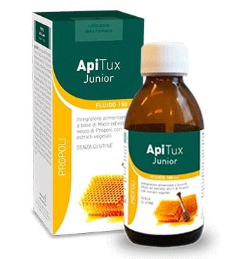 LABORATORIO DELLA FARMACIA APITUX JUNIOR FLUIDO 180 ML LINEA PROPOLI - pharmaonline24.it
