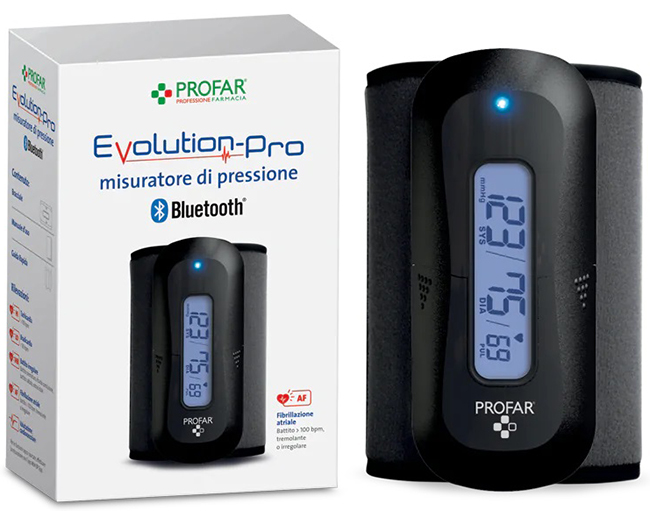 MISURATORE DI PRESSIONE BLUETOOTH PROFAR EVOLUTION-PRO - pharmaonline24.it
