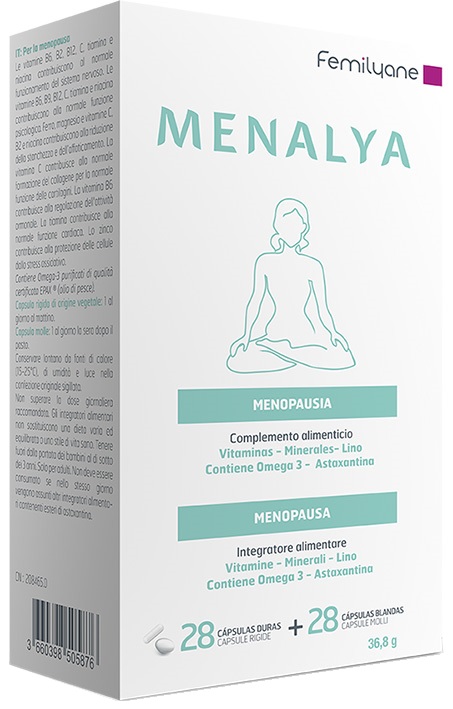 MENALYA 28 CAPSULE RIGIDE + 28 CAPSULE MOLLI - pharmaonline24.it