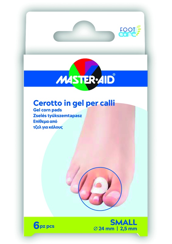 CEROTTO PROTEZIONE CALLI MASTER-AID FOOTCARE IN GEL SMALL 6 PEZZI B10 - pharmaonline24.it