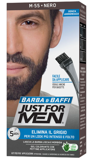 JUST FOR MEN BARBA & BAFFI M55 NERO 51 G - pharmaonline24.it