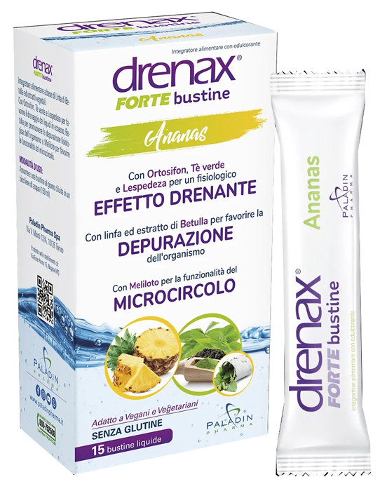DRENAX FORTE ANANAS 15 BUSTINE - pharmaonline24.it