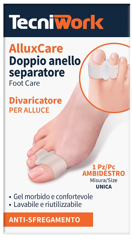 ALLUX CARE SEPARATORE E DIVARICATORE PER ALLUCE A DOPPIO ANELLO - pharmaonline24.it