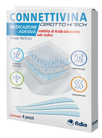 CEROTTO CONNETTIVINA HITECH 10 X 10 CM 4 PEZZI - pharmaonline24.it