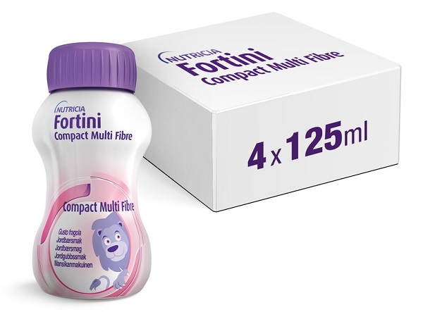 FORTINI COMPACT MULTI FIBRE FRAGOLA 4 PEZZI 125 G - pharmaonline24.it