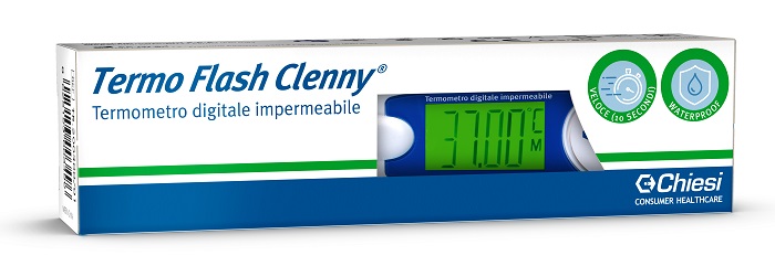 TERMOMETRO CLENNY TERMO FLASH PREDITTIVO 10 SECONDI WATERPROOF - pharmaonline24.it