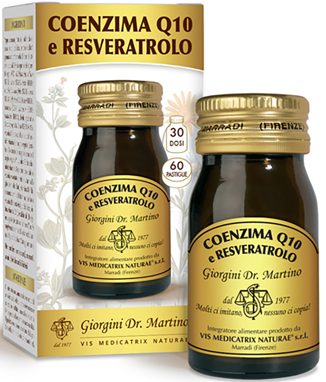 COENZIMA Q10 E RESVERATROLO 60 PASTIGLIE - pharmaonline24.it