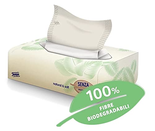 TEMPO BOX FAZZOLETTI NATURAL&SOFT 70 PEZZI - pharmaonline24.it