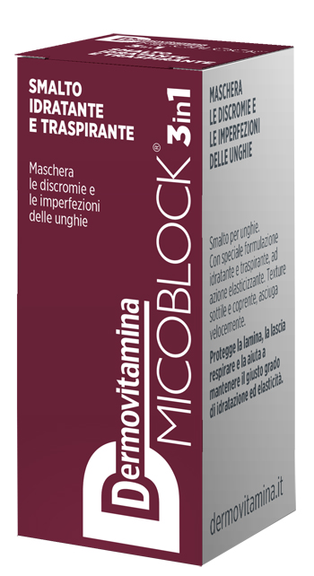 DERMOVITAMINA MICOBLOCK 3 IN 1 SMALTO IDRATANTE E TRASPIRANTE BORDEAUX 5 ML - pharmaonline24.it