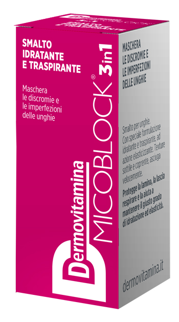 DERMOVITAMINA MICOBLOCK 3 IN 1 SMALTO IDRATANTE E TRASPIRANTE FUCSIA 5 ML - pharmaonline24.it