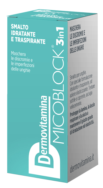 DERMOVITAMINA MICOBLOCK 3 IN 1 SMALTO IDRATANTE E TRASPIRANTE TURCHESE 5 ML - pharmaonline24.it