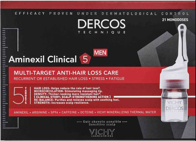 DERCOS AMINEXIL UOMO 12 FIALE 6 ML - pharmaonline24.it