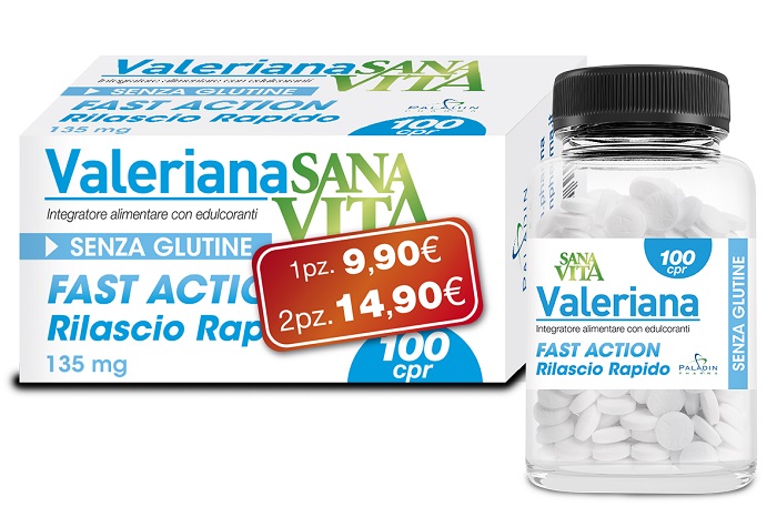 SANAVITA VALERIANA 100 COMPRESSE - pharmaonline24.it