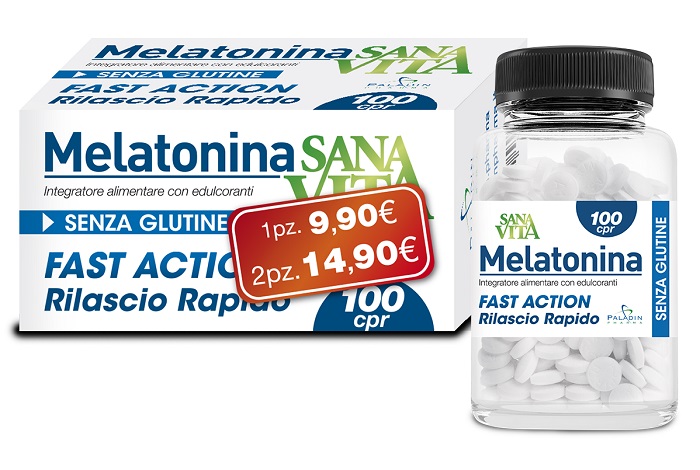 SANAVITA MELATONINA 100 COMPRESSE - pharmaonline24.it