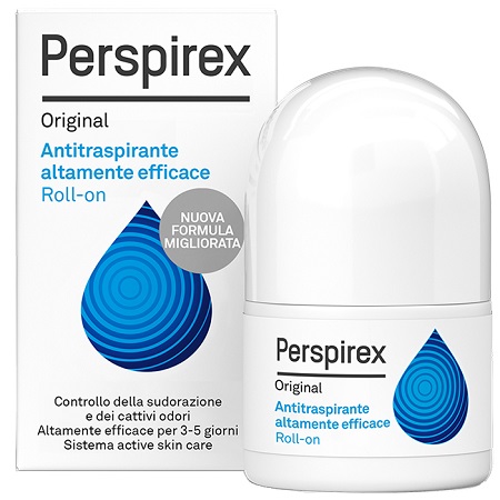 PERSPIREX ORIGINAL ANTITRASPIRANTE ROLL-ON DEODORANTE NUOVA FORMULA 20 ML - pharmaonline24.it