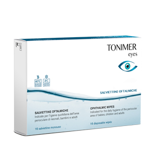 TONIMER EYES SALVIETTINE OFTALMICHE 16 PEZZI - pharmaonline24.it